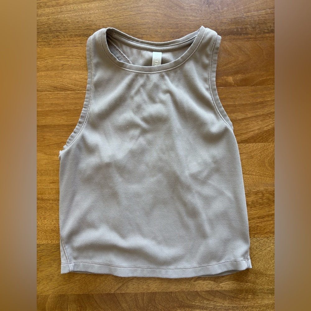 Athleta Crop Ribbed Tank, Small